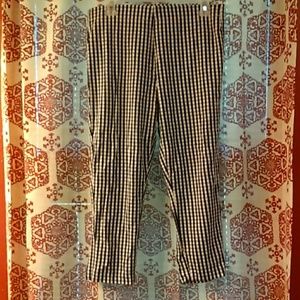 Striped Black and white pants